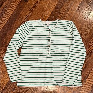 Green Striped Shirt